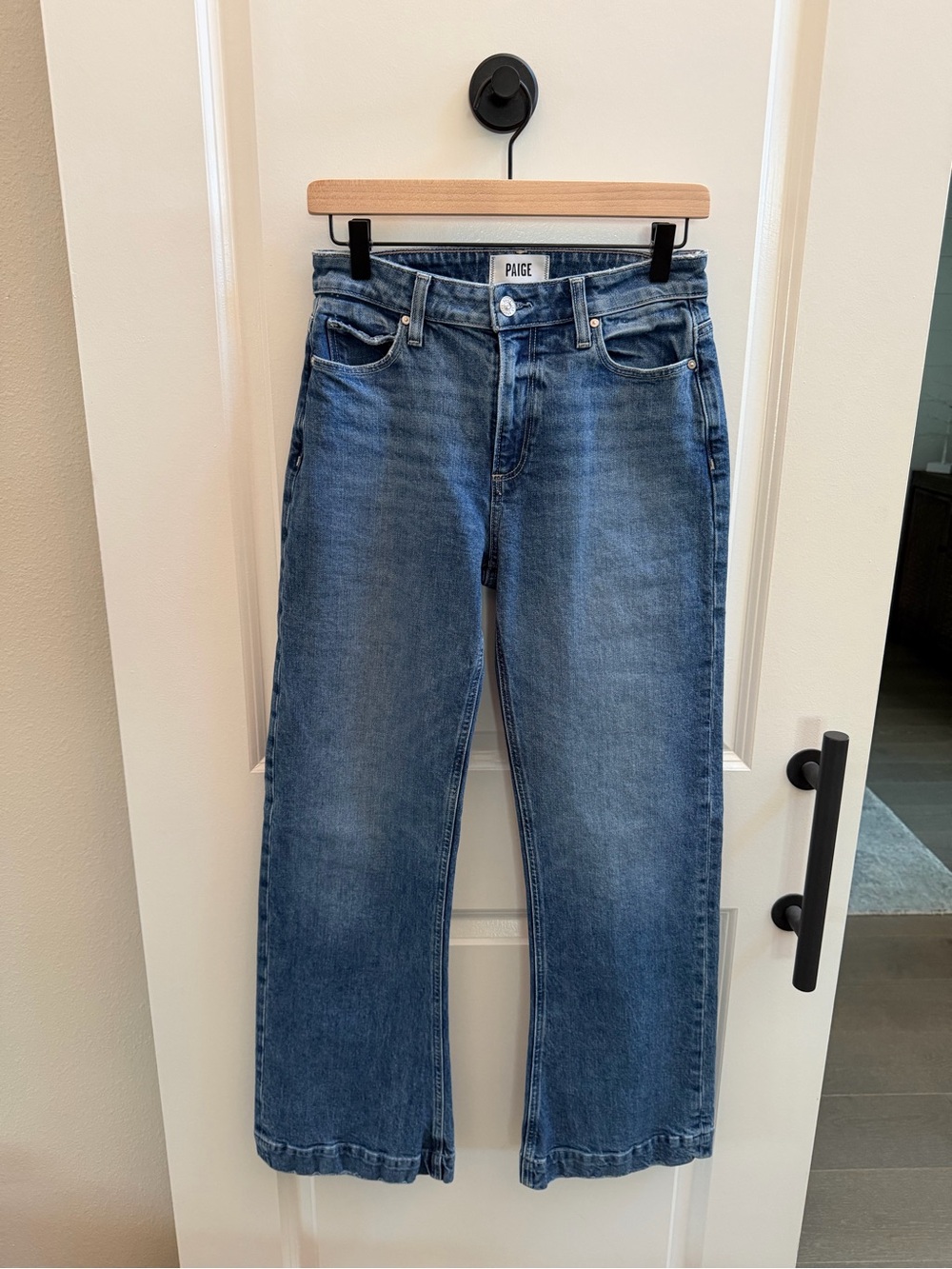 PAIGE Women’s Blue Boot-Cut Jeans